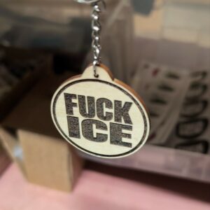 Fuck Ice Keychain